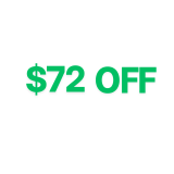 Enjoy $72 Off Sitewide Today